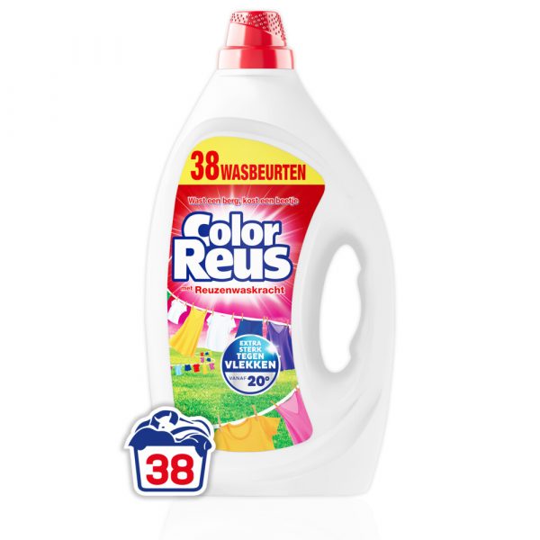 Witte Reus Wasmiddel Color Reus Gel 38 Wasbeurten 1