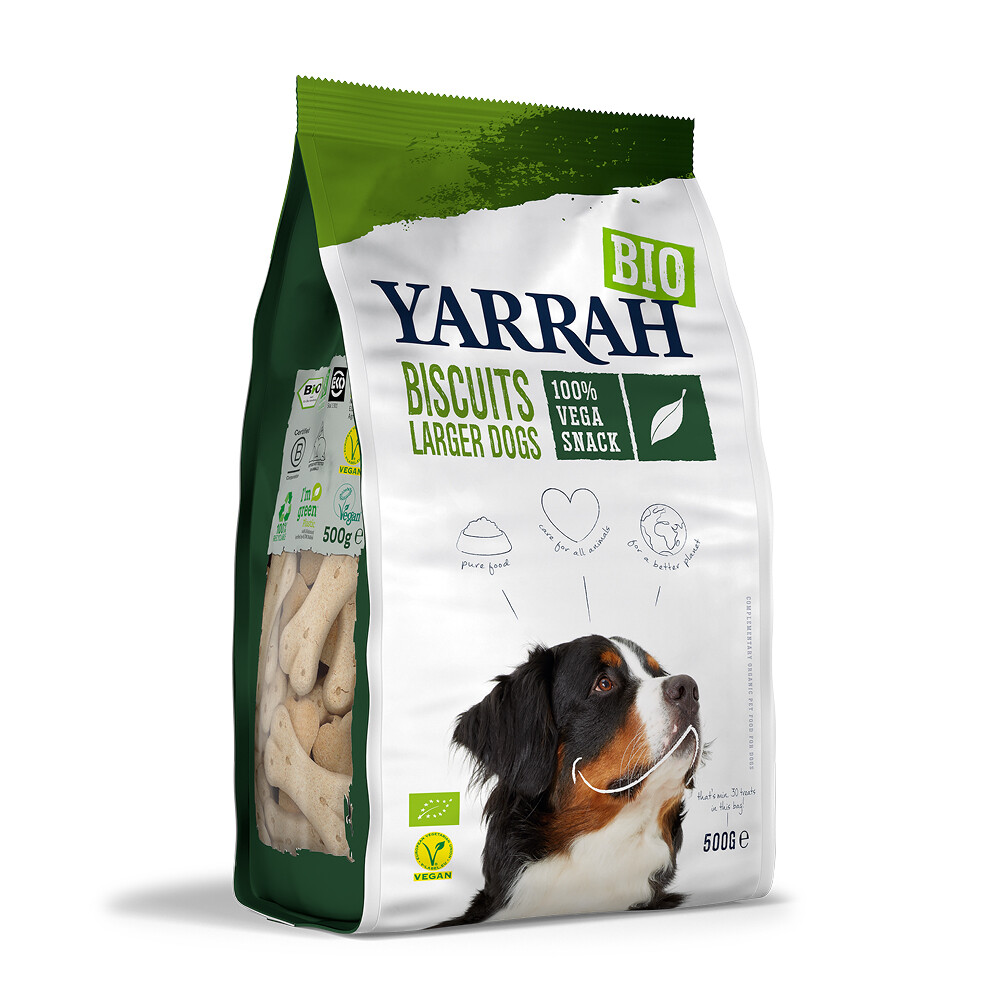 Yarrah Bio Hondenkoekjes Vegetarisch 500 gr