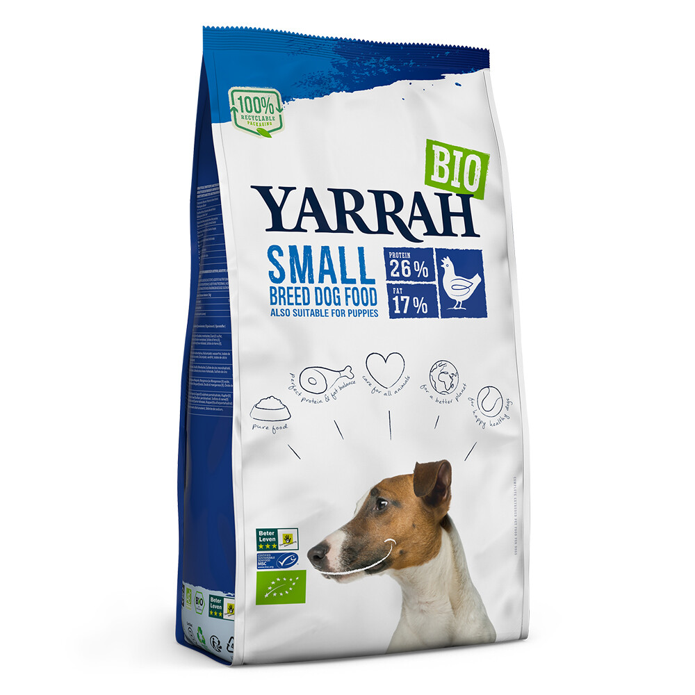 Yarrah Bio Hondenvoer Adult Small Breed Kip 2 kg