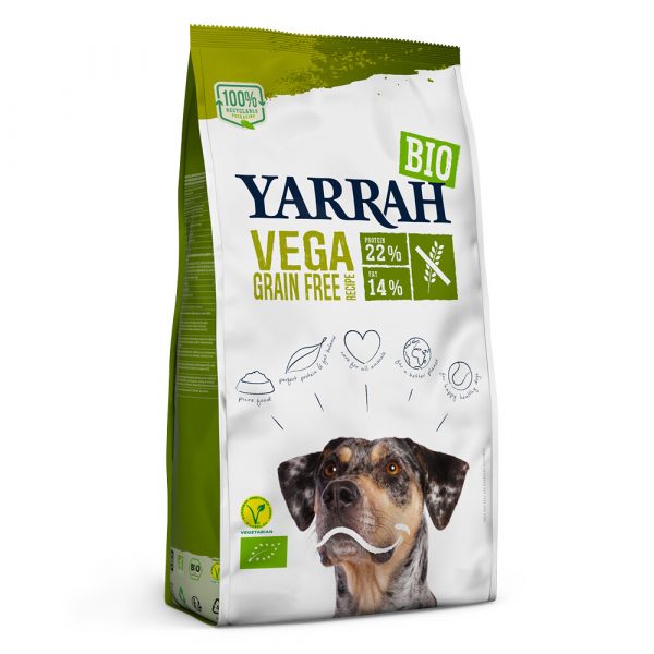 Yarrah Bio Hondenvoer Vegetarisch Tarwe Vrij 2 kg