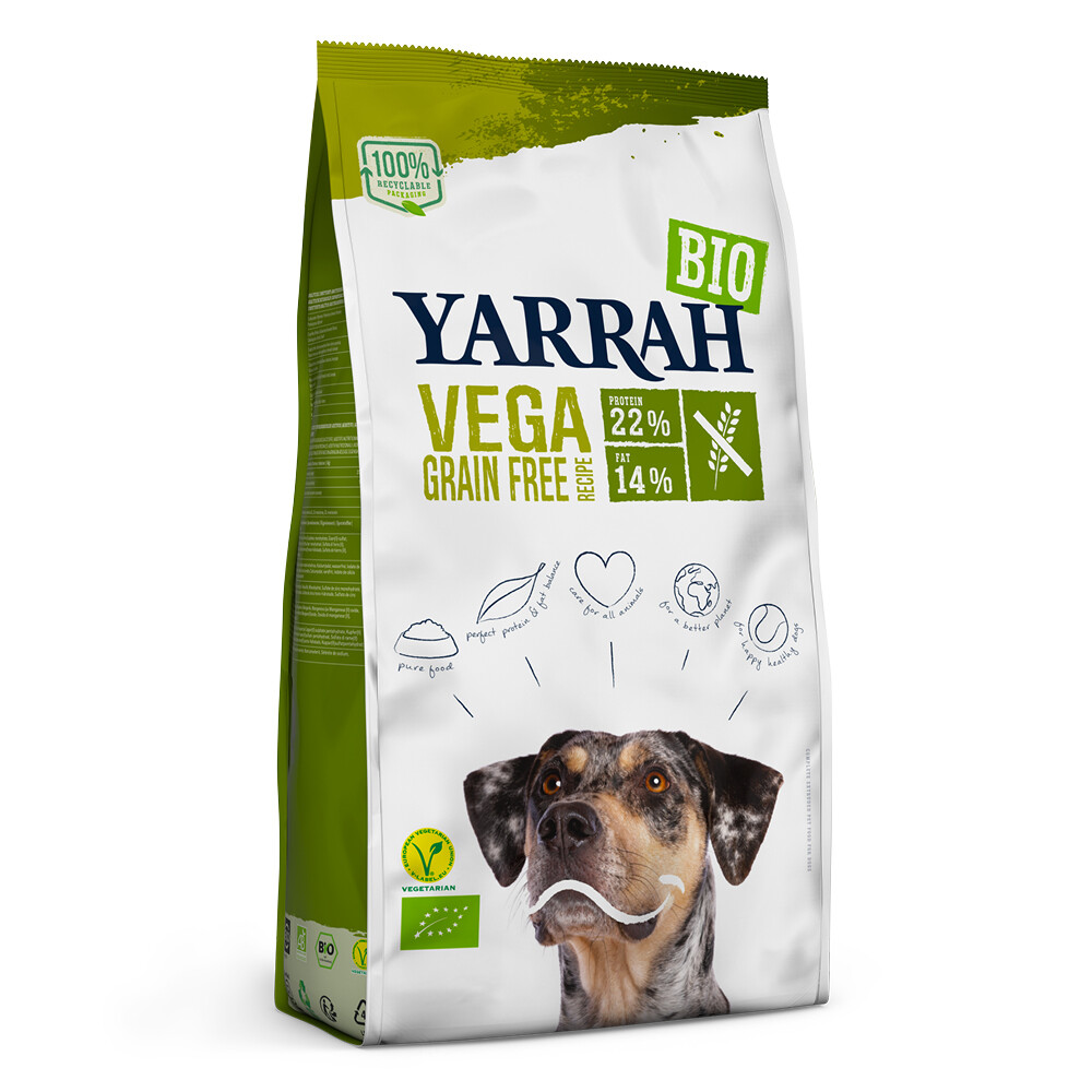 Yarrah Bio Hondenvoer Vegetarisch Tarwe Vrij 2 kg