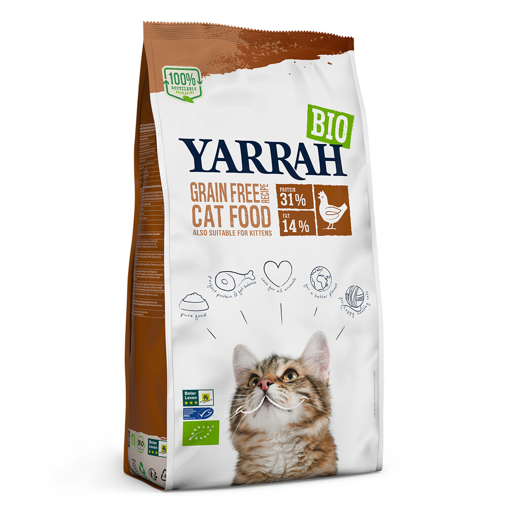 Yarrah Bio Kattenvoer Graanvrij Kip - Vis 2