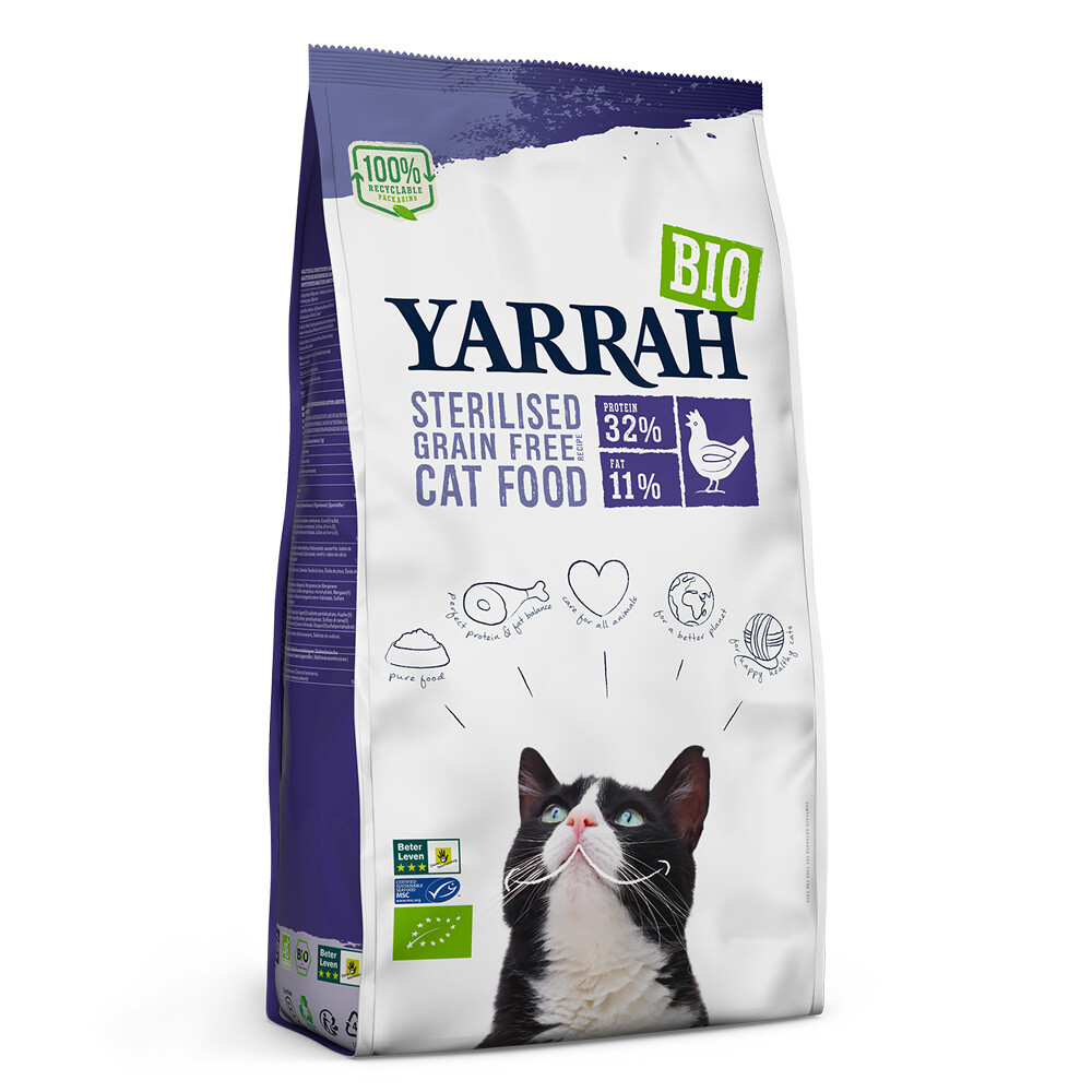 Yarrah Bio Kattenvoer Sterilised 2 kg