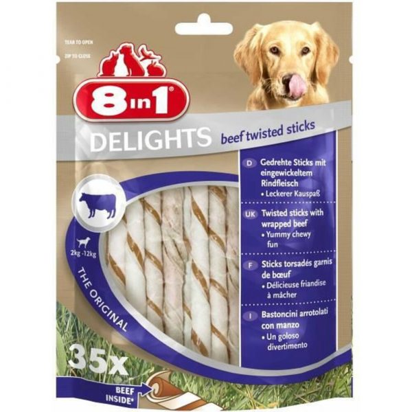 8in1 Delights Twisted Sticks Rund 35 stuks