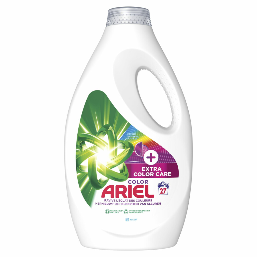 2e halve prijs: Ariel Vloeibaar Wasmiddel Extra Color Care 1215 ml