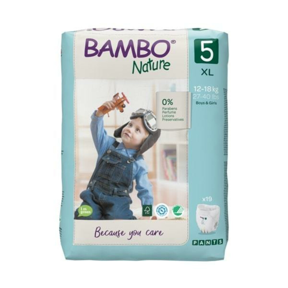 Bambo Nature Luierbroekjes Maat 5 (12-18 kg) 19 stuks