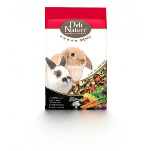 Deli Nature 5 Sterren Menu Dwergkonijn 750 gr