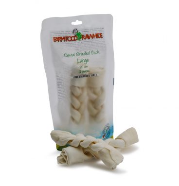 Farmfood Rawhide Dental Braided Stick L 2 stuks