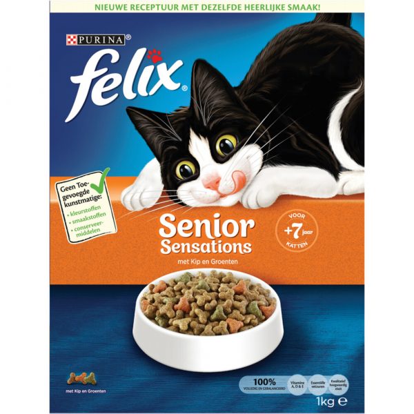 Felix Kattenvoer Senior Sensations 1 kg