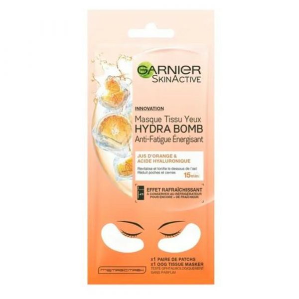 Garnier SkinActive Tissue Masker Hydra Bomb Orange Oogmasker