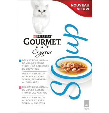 Gourmet Crystal Soup Tonijn 4 x 40 gr