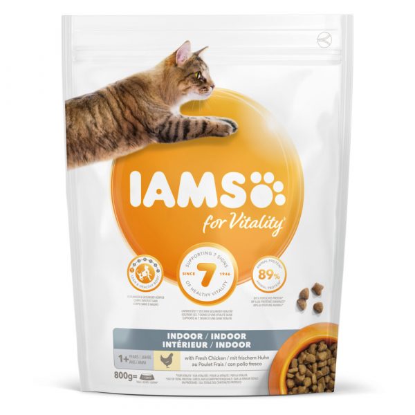 Iams Kat Adult Indoor Kip 800 gr