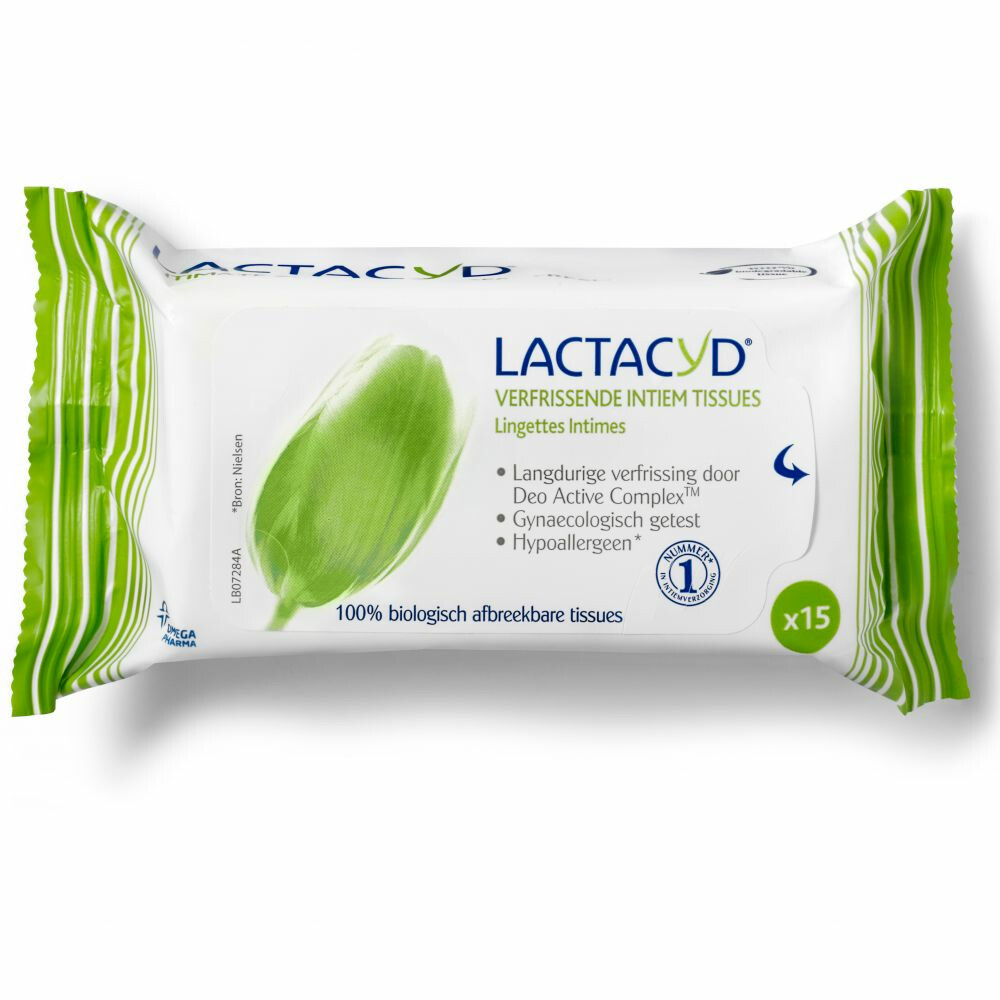 Lactacyd Tissues Verfrissend 15 stuks