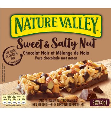 Nature Valley Sweet&Salty Nut Pure Chocolade 150 gr