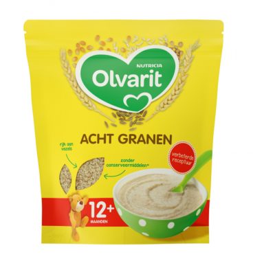 5x Olvarit Acht Granen 12+ Maanden 200 gr