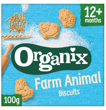 Organix Peuter Koekjes 12+m Boerderijdieren 100 gr