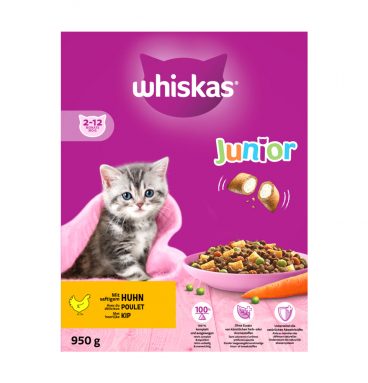 Whiskas Droog Junior Kip 950 gr