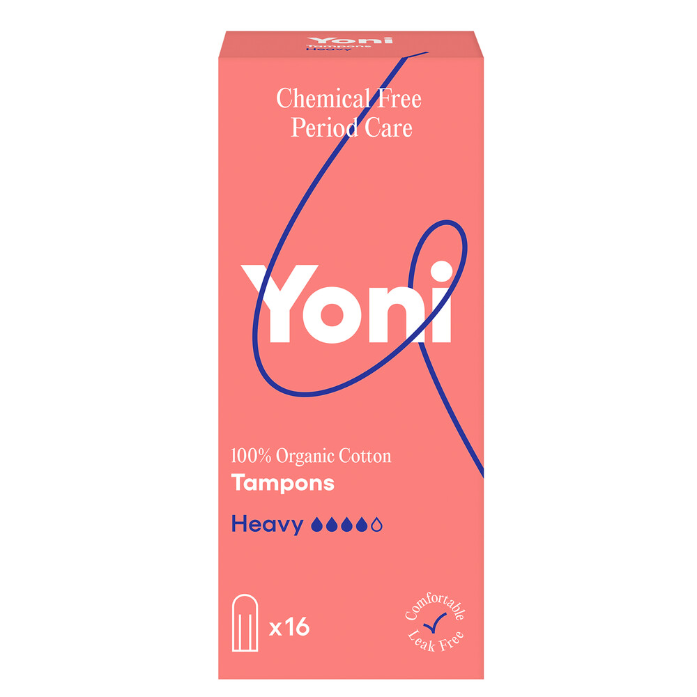 Yoni Biologisch Katoenen Tampons Heavy 16 stuks