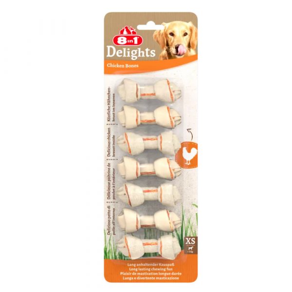 8in1 Delights Bone XS 7 stuks