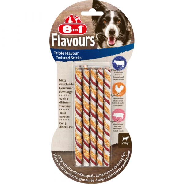 8in1 Triple Flavour Sticks 10 stuks