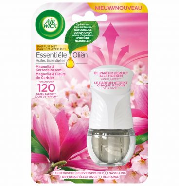 Air Wick Elektrische Luchtverfrisser Starter Kit Magnolia&Kersenbloesem 19 ml