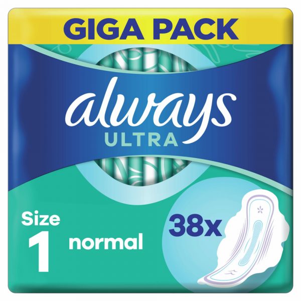 2+1 gratis: Always Maandverband Ultra Normal Plus 38 stuks