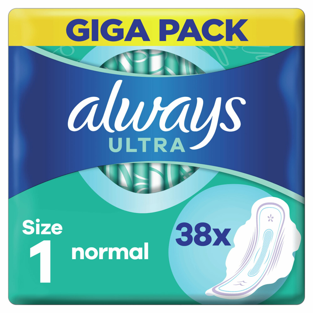 2+1 gratis: Always Maandverband Ultra Normal Plus 38 stuks