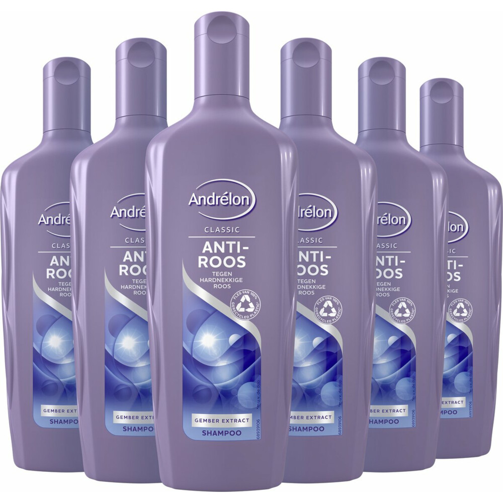 6x Andrelon Shampoo Anti Roos 300 ml