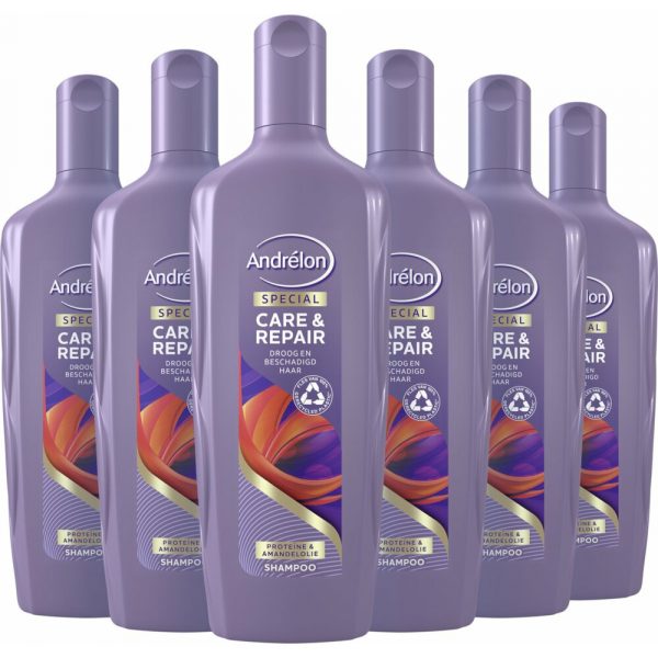 6x Andrelon Shampoo Care&Repair 300 ml