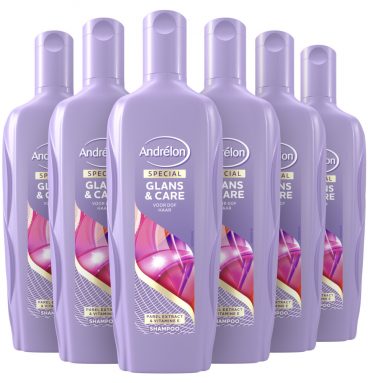 6x Andrelon Shampoo Glans&Care 300 ml