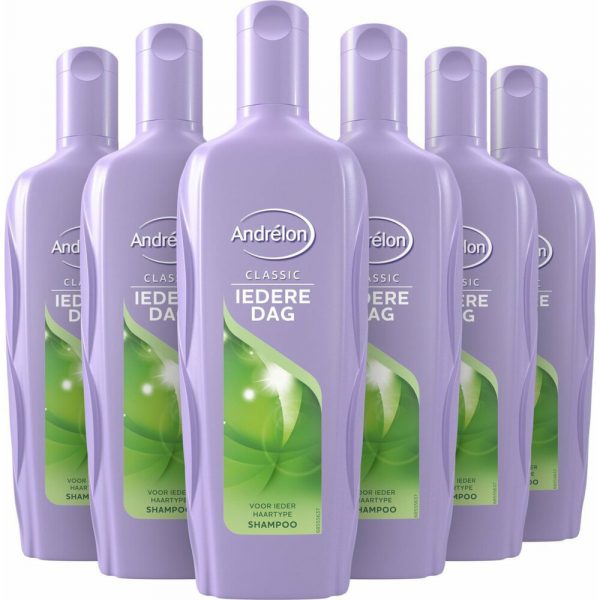 6x Andrelon Shampoo Iedere Dag 300 ml