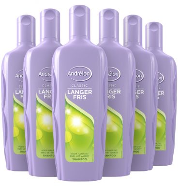 6x Andrelon Shampoo Langer Fris 300 ml