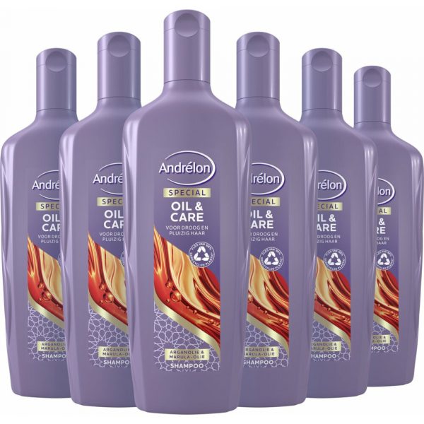 6x Andrelon Shampoo Oil&Care 300 ml