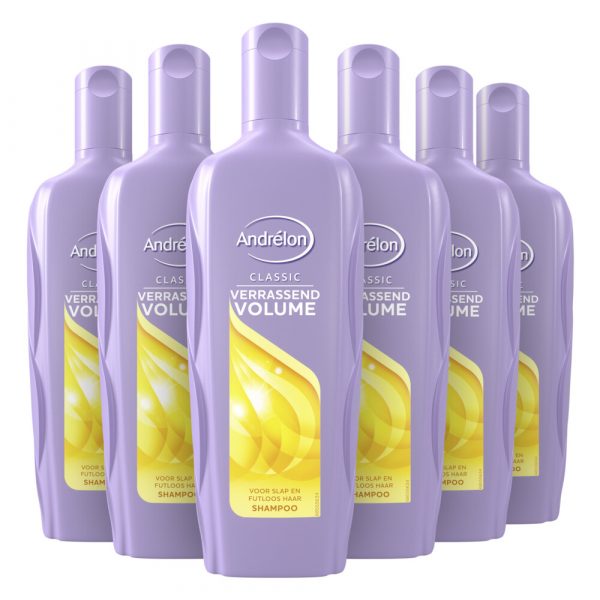 6x Andrelon Shampoo Verrassend Volume 300 ml