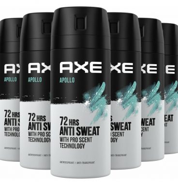 6x Axe Deodorant Spray Anti Transpirant Apollo 150 ml