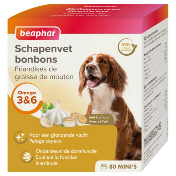 Beaphar Schapenvet Bonbons Mini Knoflook 245 gr