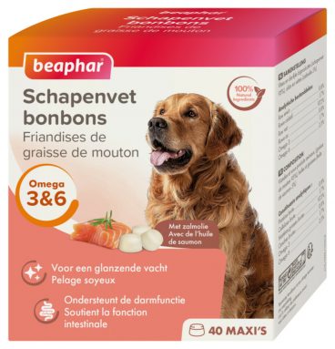 Beaphar Schapenvet Bonbons Zalm 245 gr