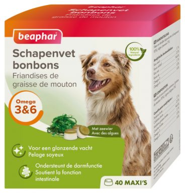 Beaphar Schapenvet Bonbons Zeewier 245 gr