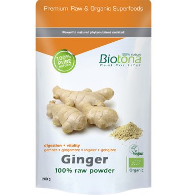 Biotona Ginger Raw Powder Bio 200 gr