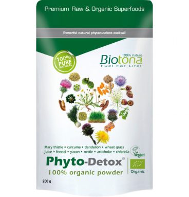 3x Biotona Phytodetox Powder Bio 200 gr