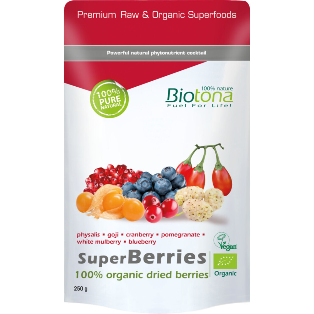 3x Biotona Superberries Bio 250 gr