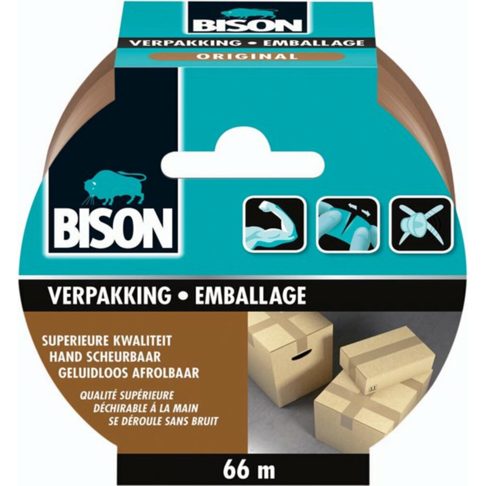 Bison Tape Verpakking Original 66 m