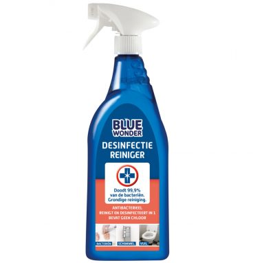 Blue Wonder Desinfectie Reiniger Spray 750 ml