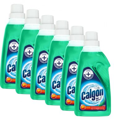 6x Calgon Hygiene+ Gel Wasmachine Reiniger en Anti Kalk 750 ml