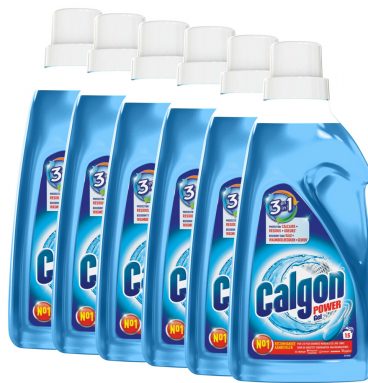 6x Calgon Ontkalkingsgel Wasmachines 750 ml