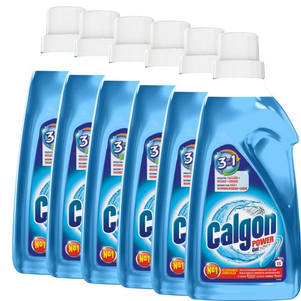 6x Calgon Ontkalkingsgel Wasmachines 750 ml