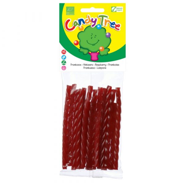 Candy tree Frambozenkabels Biologisch 75 gr