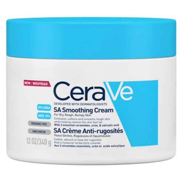 3x CeraVe SA Smoothing Cream Anti-Ruwe Huid Crème 340 gr