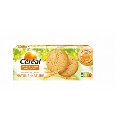 Céréal Zandkoekjes Natuur Suikervrij 132 gr