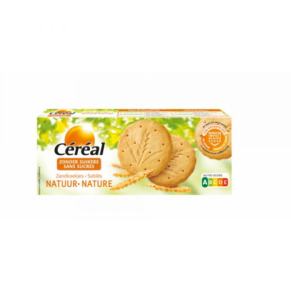 Céréal Zandkoekjes Natuur Suikervrij 132 gr